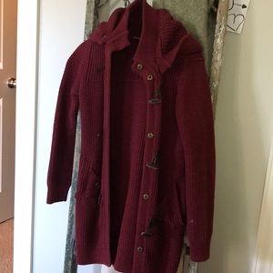 Hanna Andersson womens toggle front coatigan